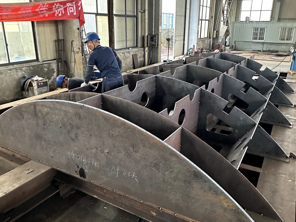 Manufactured components for Fuda water control equipment